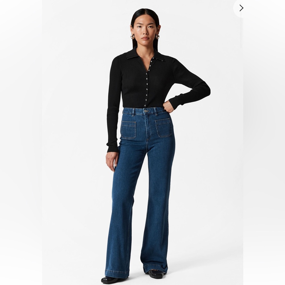 Other stories Paris Atelier Flared Jeans size us28